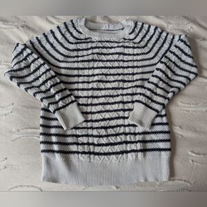 GAP Black and White Knit Sweater